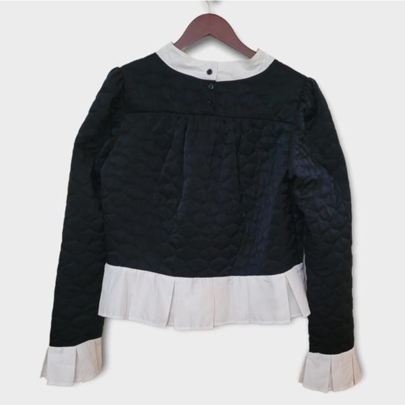 Kathrine Kidd Quilted Navy Blue Long Sleeved Sweater Size Large - Picture 5 of 9